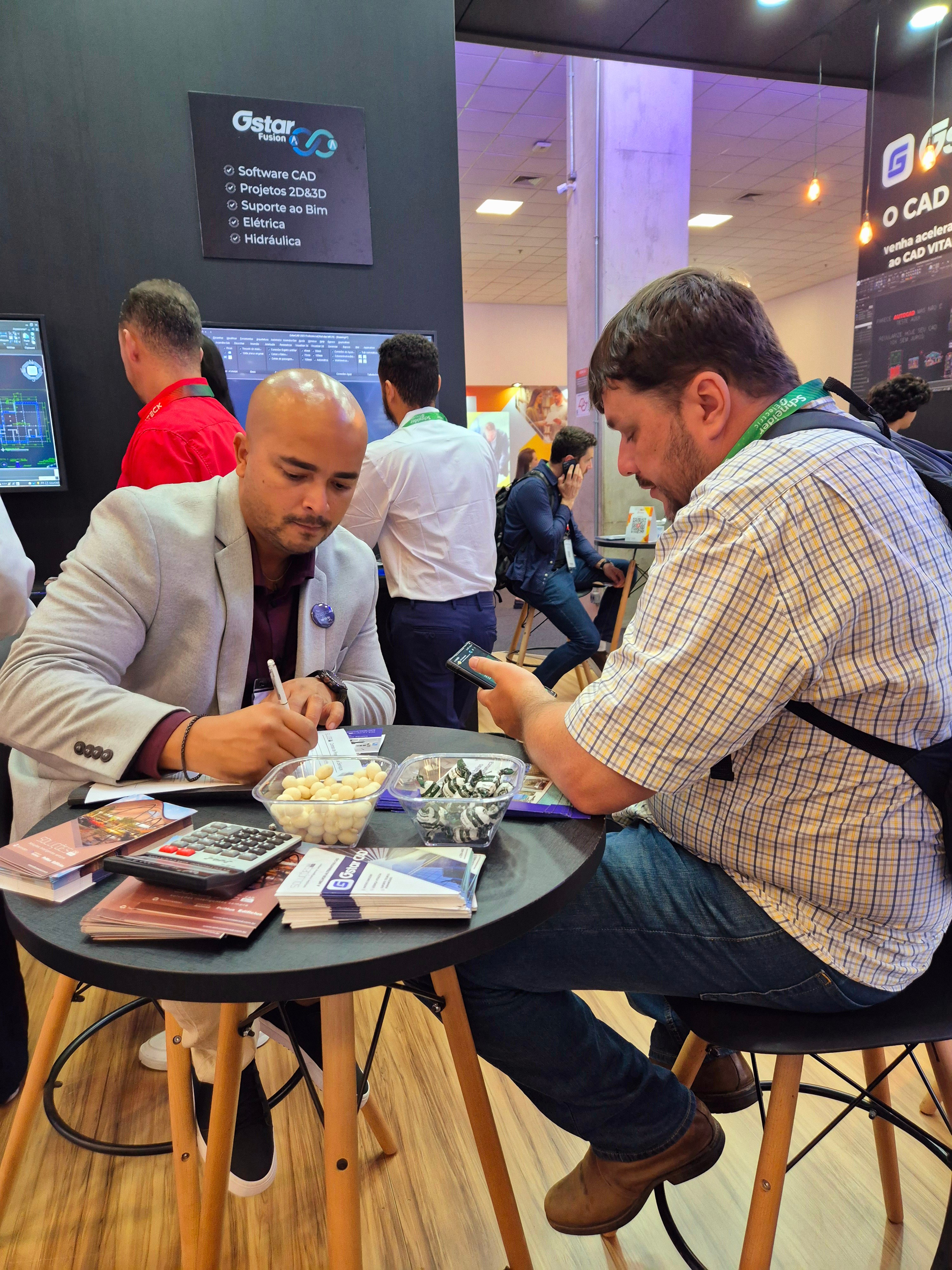 Stand Soluções CAD BIM FEICON 2025 - Atendimento