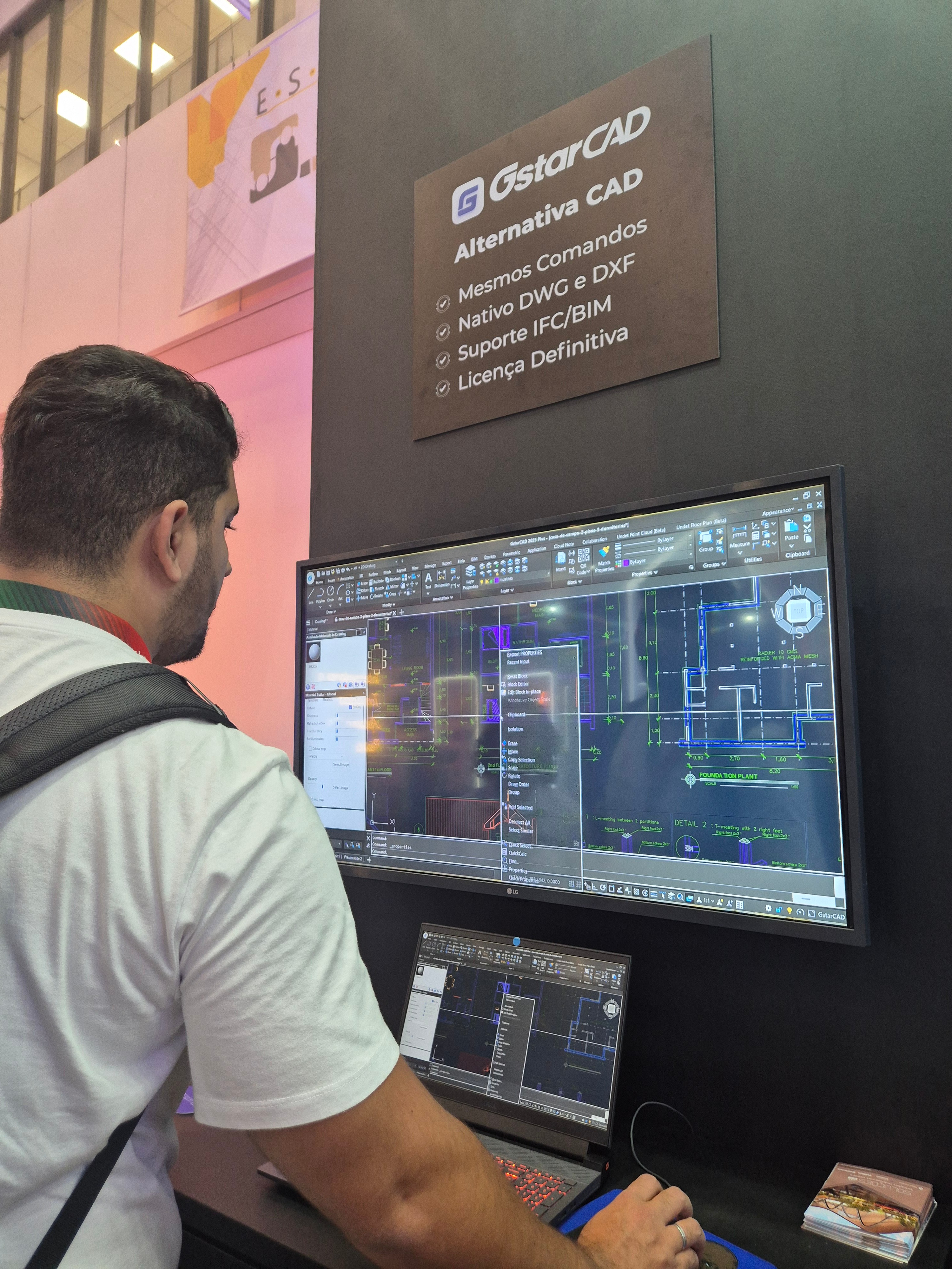 FEICON 2025 - Demonstração GstarCAD